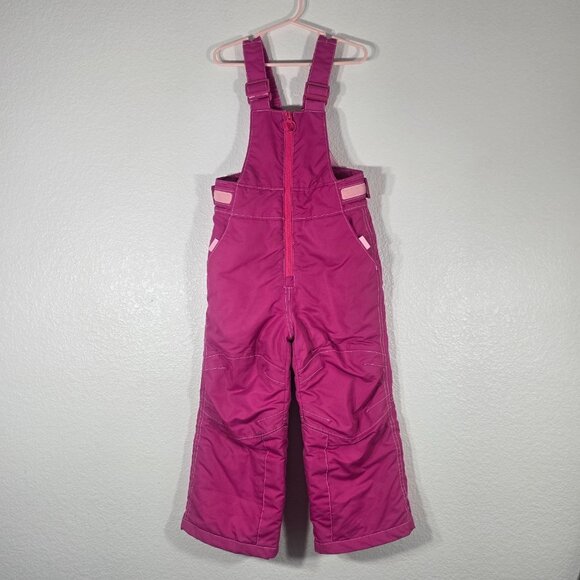 Mini Boden Other - Mini Boden Ski Bib Overalls Snowpants Kids 3-4Y Water Resistant Pink Zip Outdoor